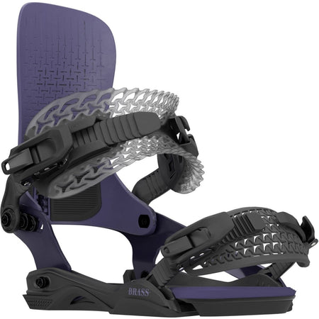 Rome Brass AsymWrap Snowboard Bindings Womens 2026 Purple Haze - Elevation107