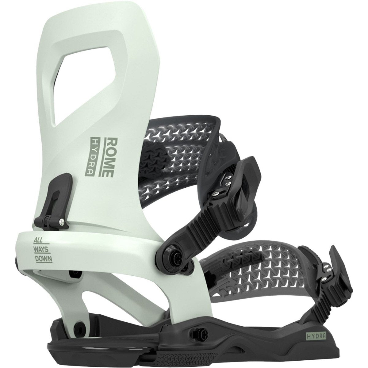 Rome Hydra AsymWrap Snowboard Bindings Womens 2026 Sage - Elevation107