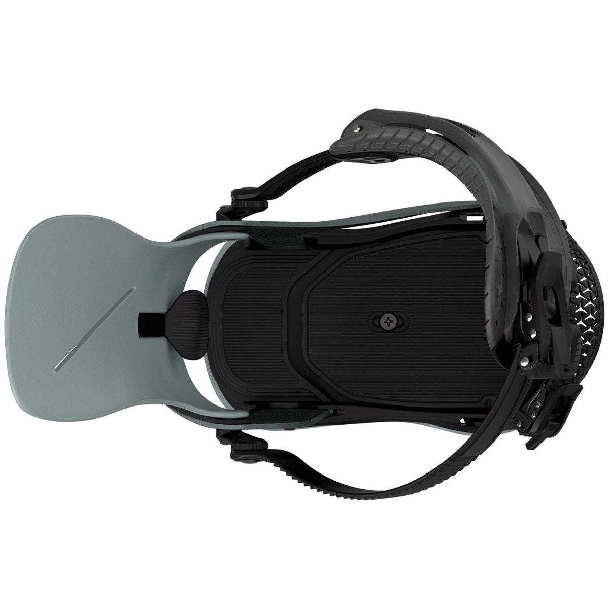 Rome Katana Asym Wrap FASE Snowboard Bindings 2026 Slate - Elevation107