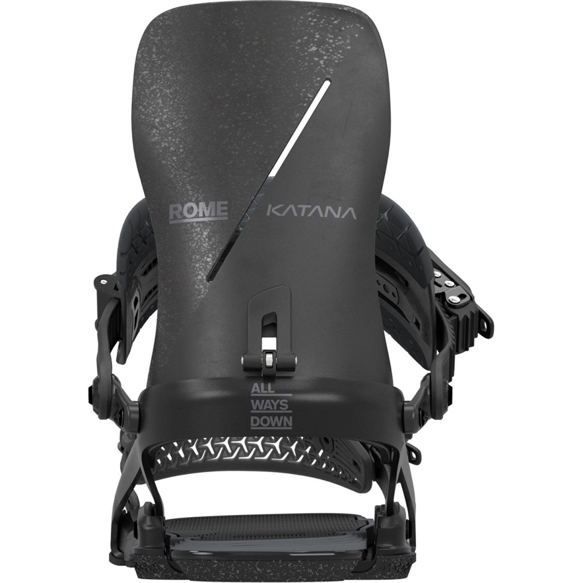 Rome Katana FullWrap Snowboard Bindings Mens 2026 Black - Elevation107
