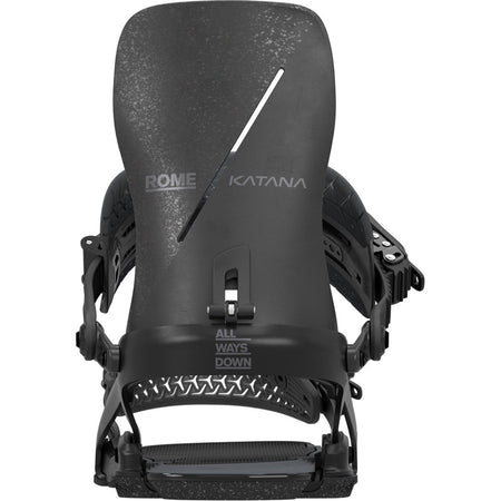 Rome Katana FullWrap Snowboard Bindings Mens 2026 Black - Elevation107