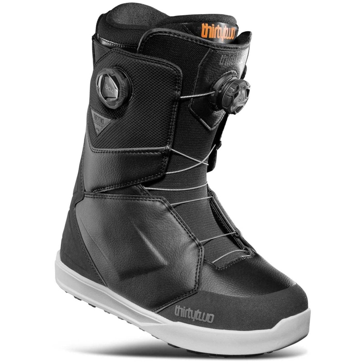 Thirtytwo Lashed Double Boa Snowboard Boots Mens 2025 Black / Grey - Elevation107
