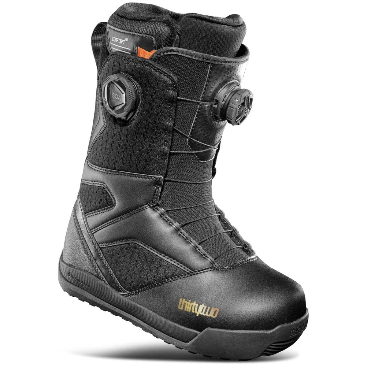 Thirtytwo STW Double Boa Snowboard Boots Womens Black / Gold – Elevation107