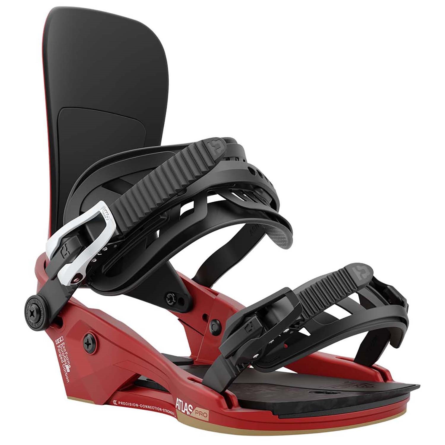 Union Atlas Pro Snowboard Bindings Mens 2025 Metallic Red - Elevation107