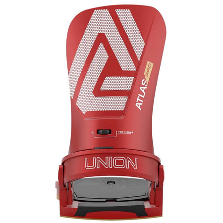Union Atlas Pro Snowboard Bindings Mens 2025 Metallic Red - Elevation107