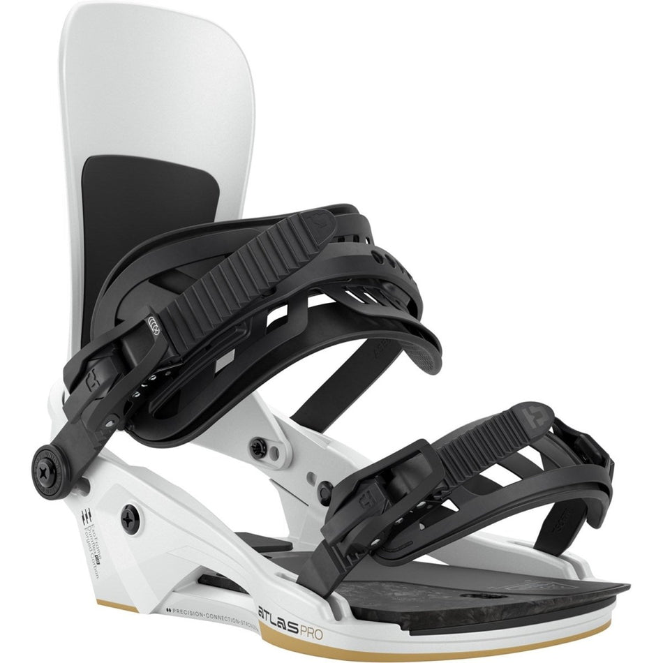 Union Atlas Pro Snowboard Bindings Mens 2026 Metallic White - Elevation107