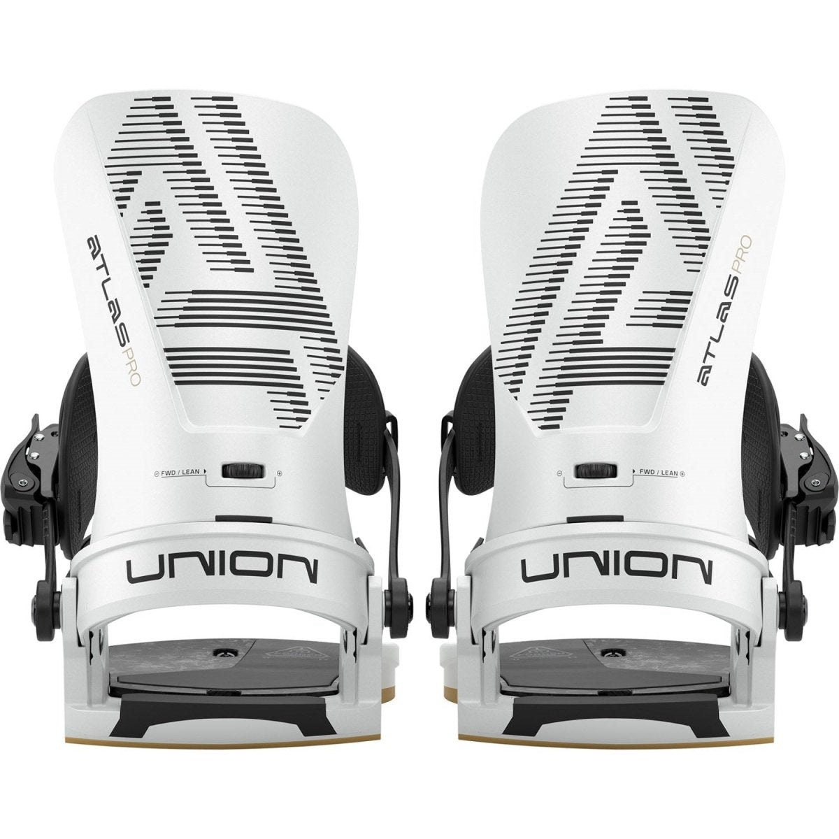 Union Atlas Pro Snowboard Bindings Mens 2026 Metallic White - Elevation107