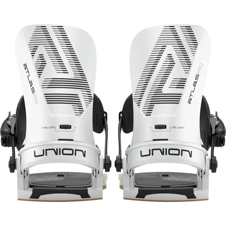 Union Atlas Pro Snowboard Bindings Mens 2026 Metallic White - Elevation107