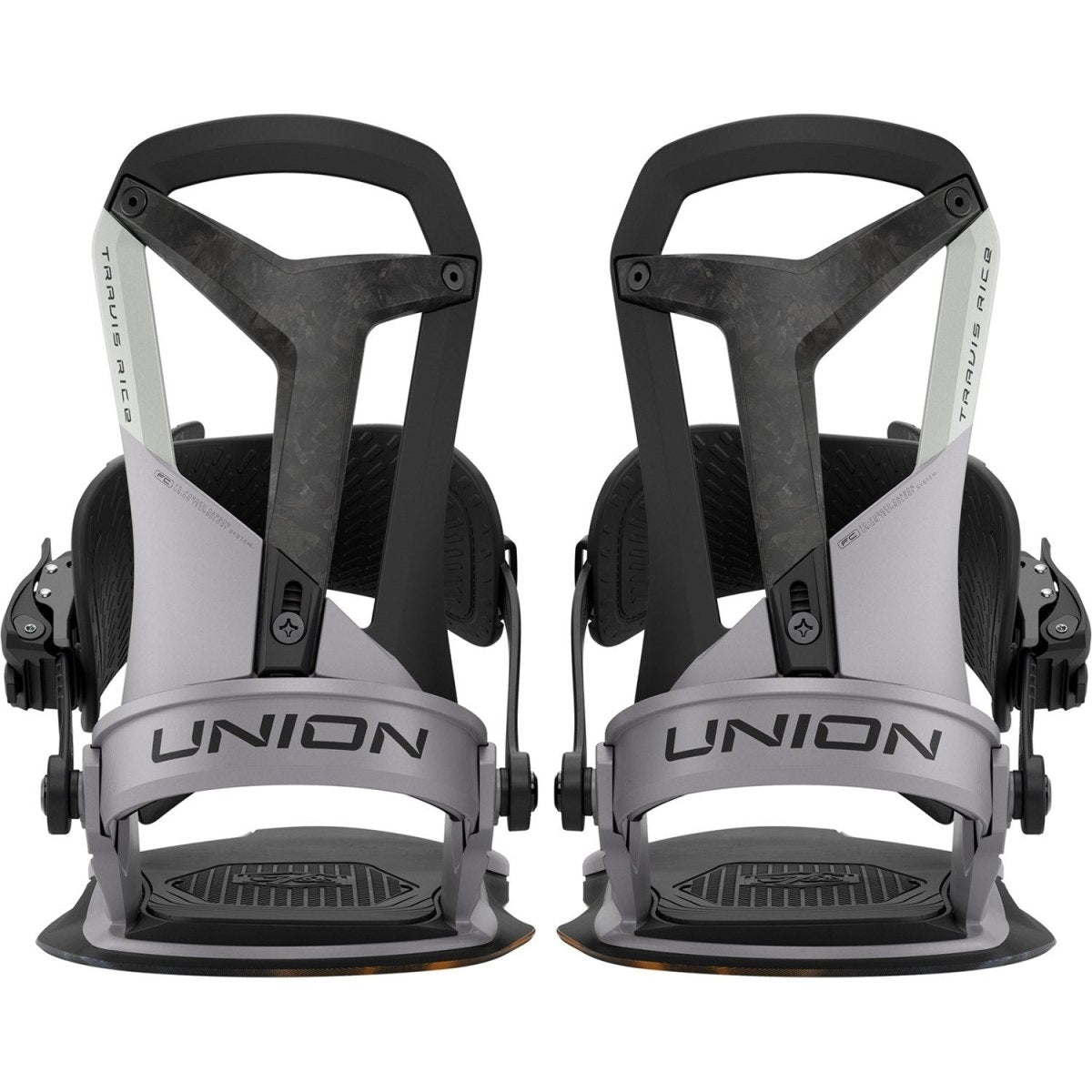 Union Falcor Snowboard Bindings Mens 2026 Fossil Grey - Elevation107