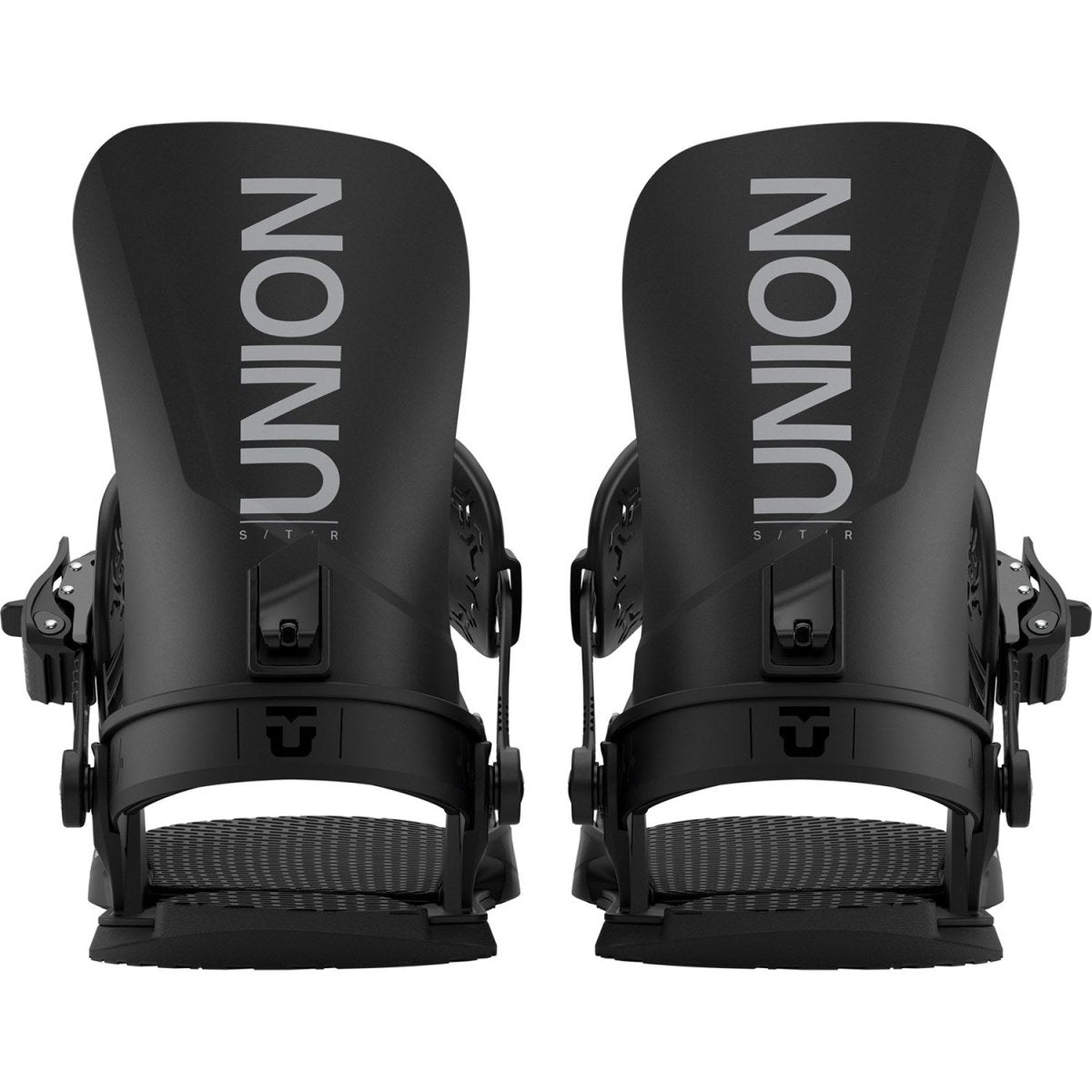 Union STR Snowboard Bindings Mens 2026 Black - Elevation107