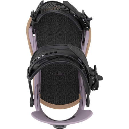 Union Strata Snowboard Bindings Mens 2026 Grey Violet - Elevation107