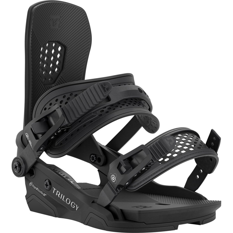 Union Trilogy Snowboard Bindings Womens 2026 Black - Elevation107