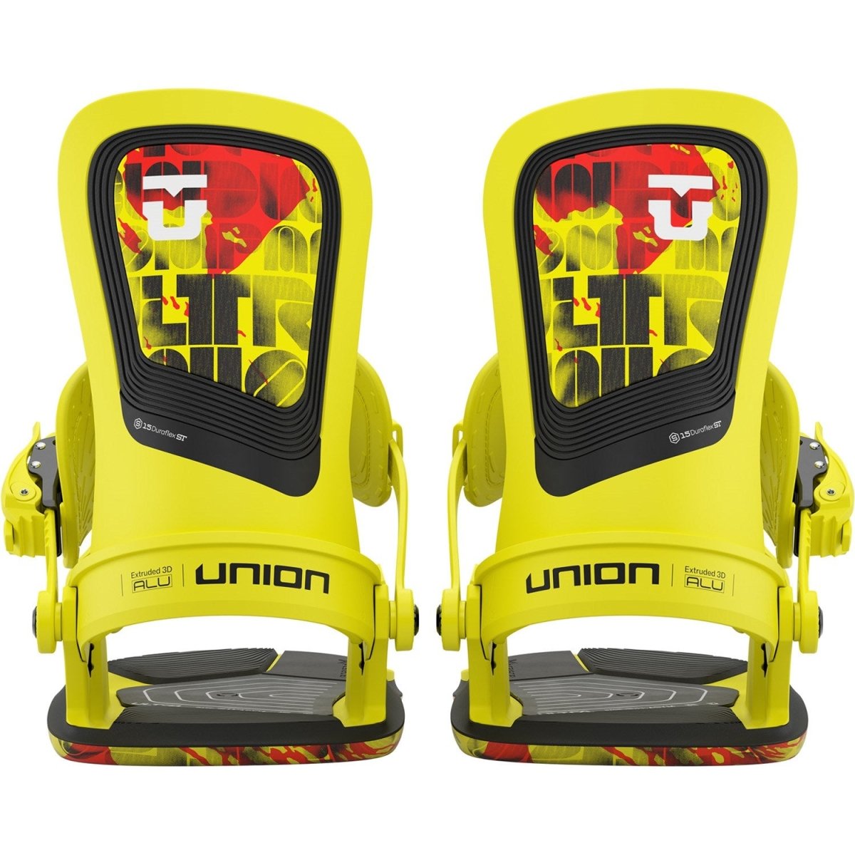 Union Ultra Snowboard Bindings Mens 2026 Hype Yellow - Elevation107