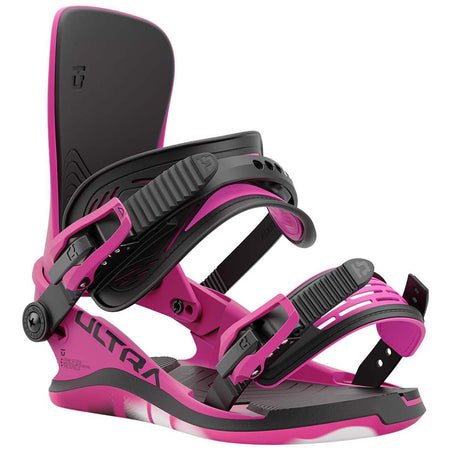 Union Ultra Snowboard Bindings Womens 2025 Hot Pink - Elevation107