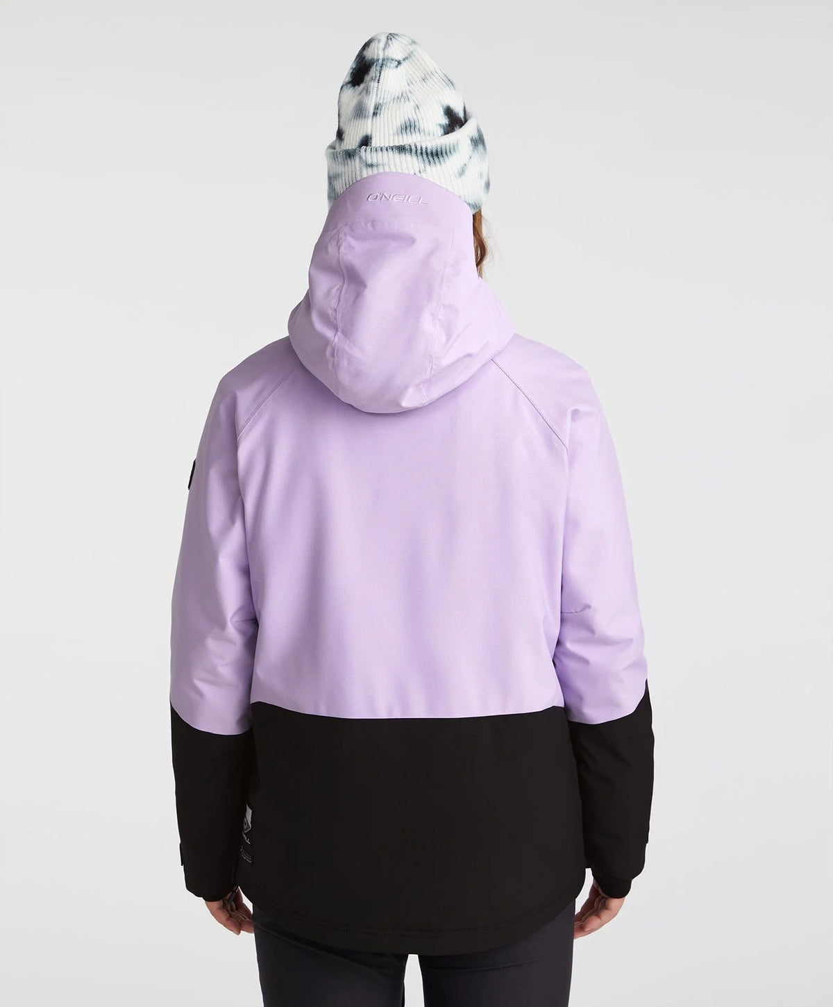 ONeill Originals Anorak Jacket Womens Purple Rose Colour Black - Elevation107