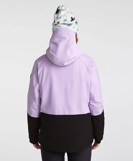 ONeill Originals Anorak Jacket Womens Purple Rose Colour Black - Elevation107
