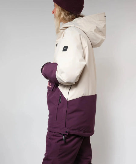 ONeill Originals Anorak Snow Jacket Womens 2025 Atmosphere - Elevation107