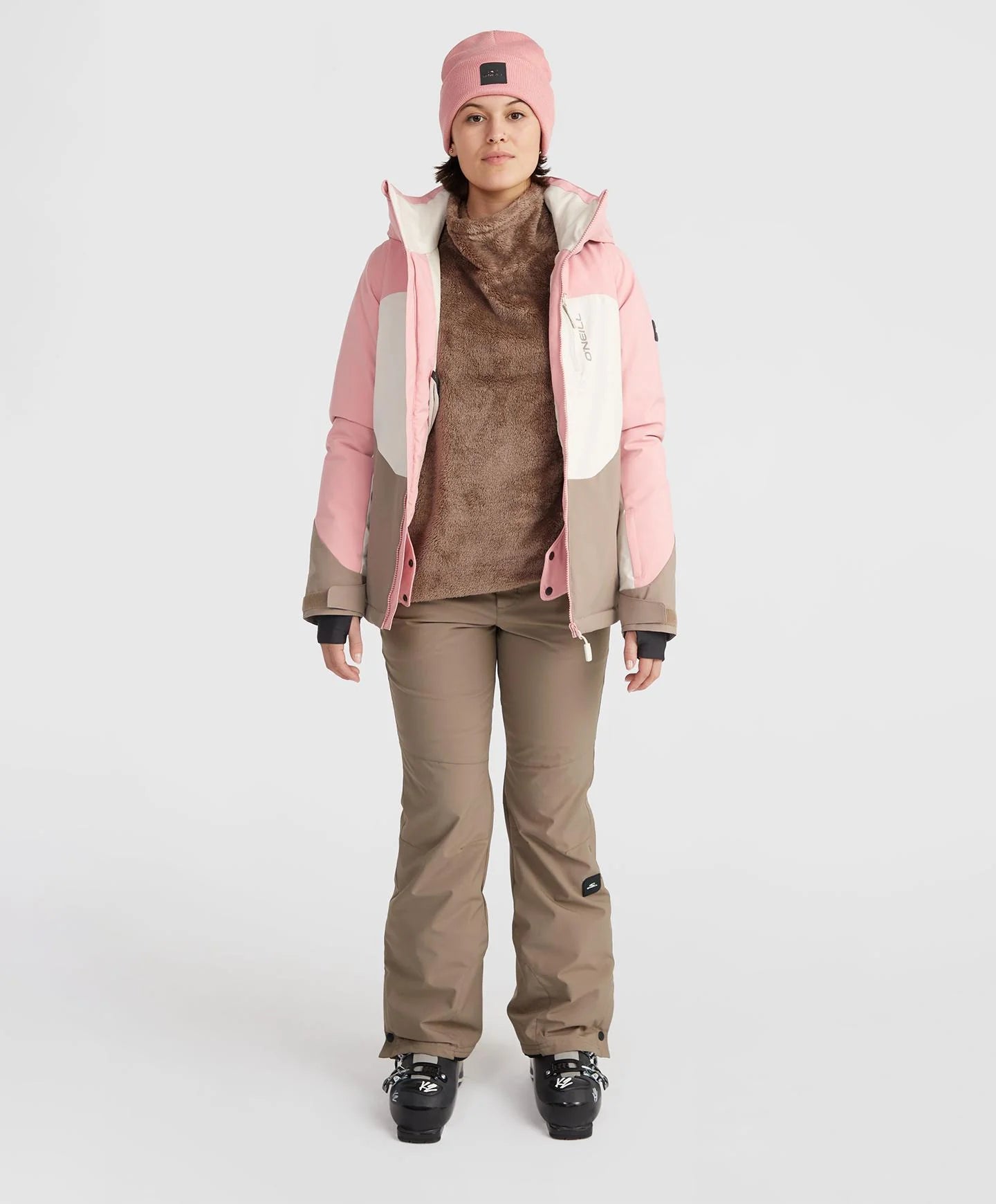 ONeill Star Slim Snow Pants Womens 2025 Concrete - Elevation107