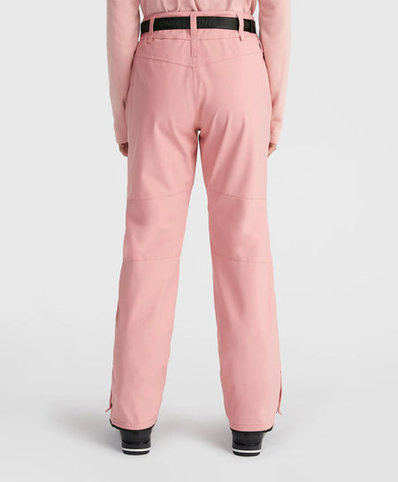 ONeill Star Slim Snow Pants Womens 2025 Genuine Pink - Elevation107