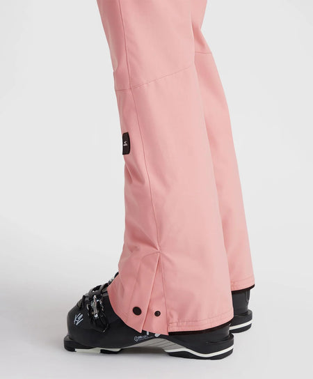 ONeill Star Slim Snow Pants Womens 2025 Genuine Pink - Elevation107