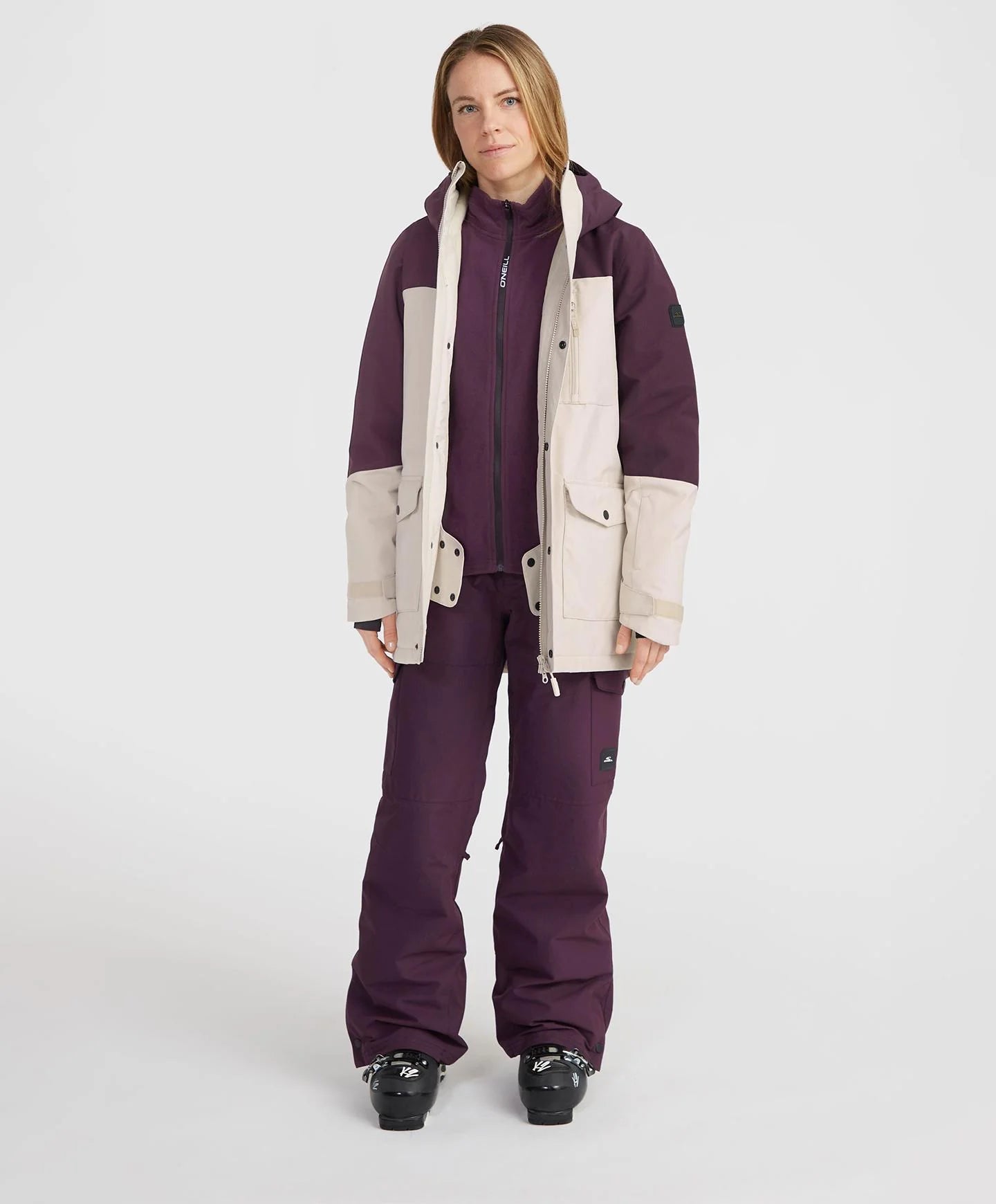 ONeill Utiliy Hybrid Snow Jacket Womens 2025 Atmosphere - Elevation107