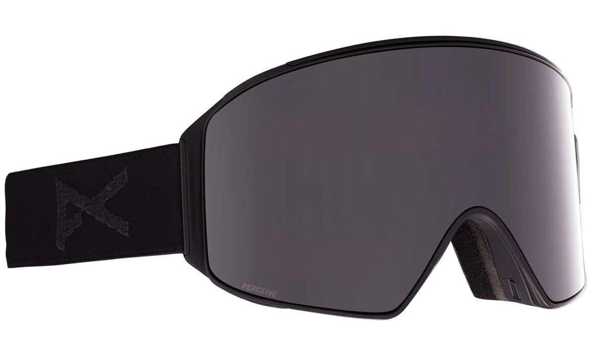 Anon M4 Cylindrical Goggles & MFI Face Mask & Spare Lens Smoke / Perceive Sun Onyx Lens - Elevation107