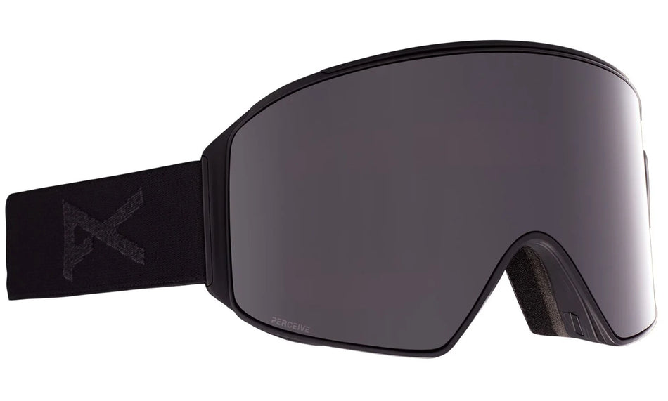 Anon M4 Cylindrical Goggles & MFI Face Mask & Spare Lens Smoke / Perceive Sun Onyx Lens - Elevation107