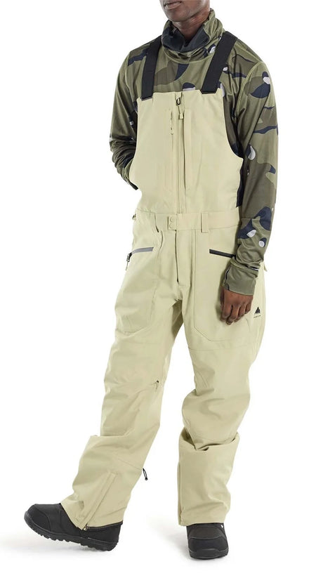 Burton Reserve Mens Bib Pants Mushroom - Elevation107
