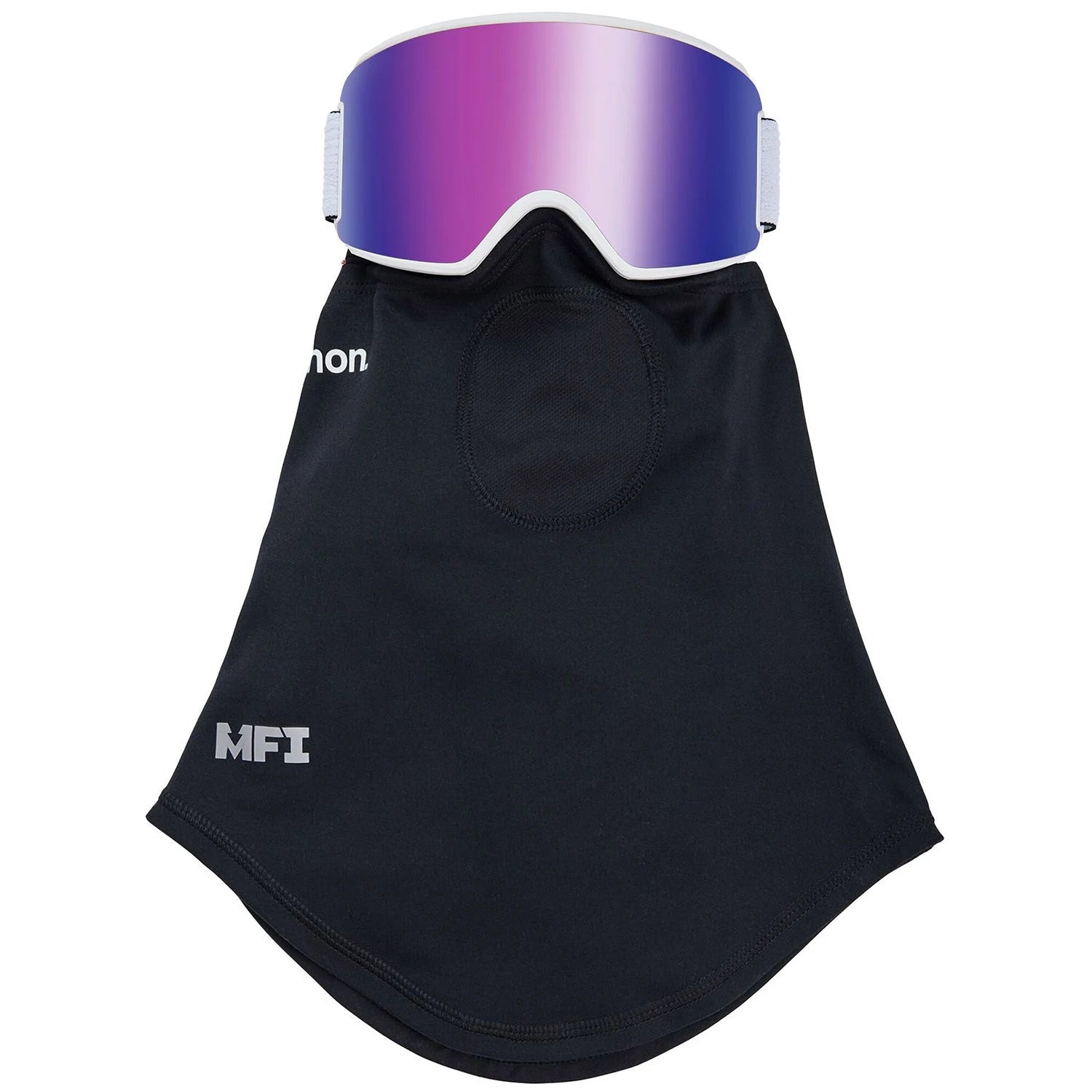 Anon WM3 Goggles & MFI Face Mask & Spare Lens White / Perceive Variable Violet Lens - Elevation107