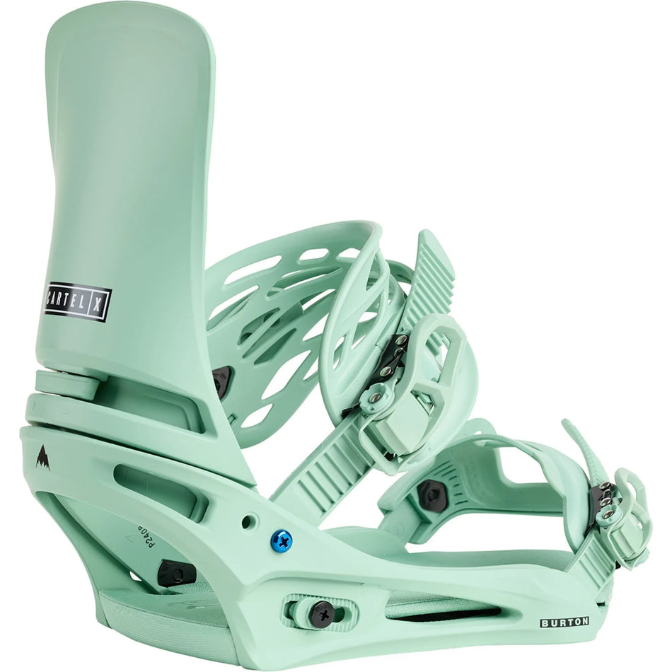 Burton Cartel X Re:Flex Snowboard Bindings Mens 2026 Soft Sage - Elevation107