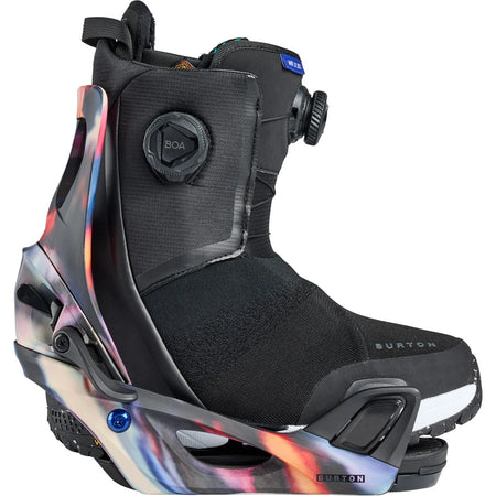 Burton Step On Re:Flex Snowboard Bindings Womens 2026 Floral Blur - Elevation107