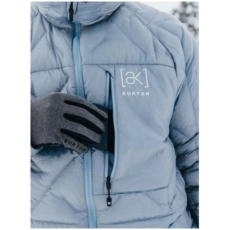 Burton [ak] Baker Hooded Down Jacket Mens 2025 Dusty Blue - Elevation107