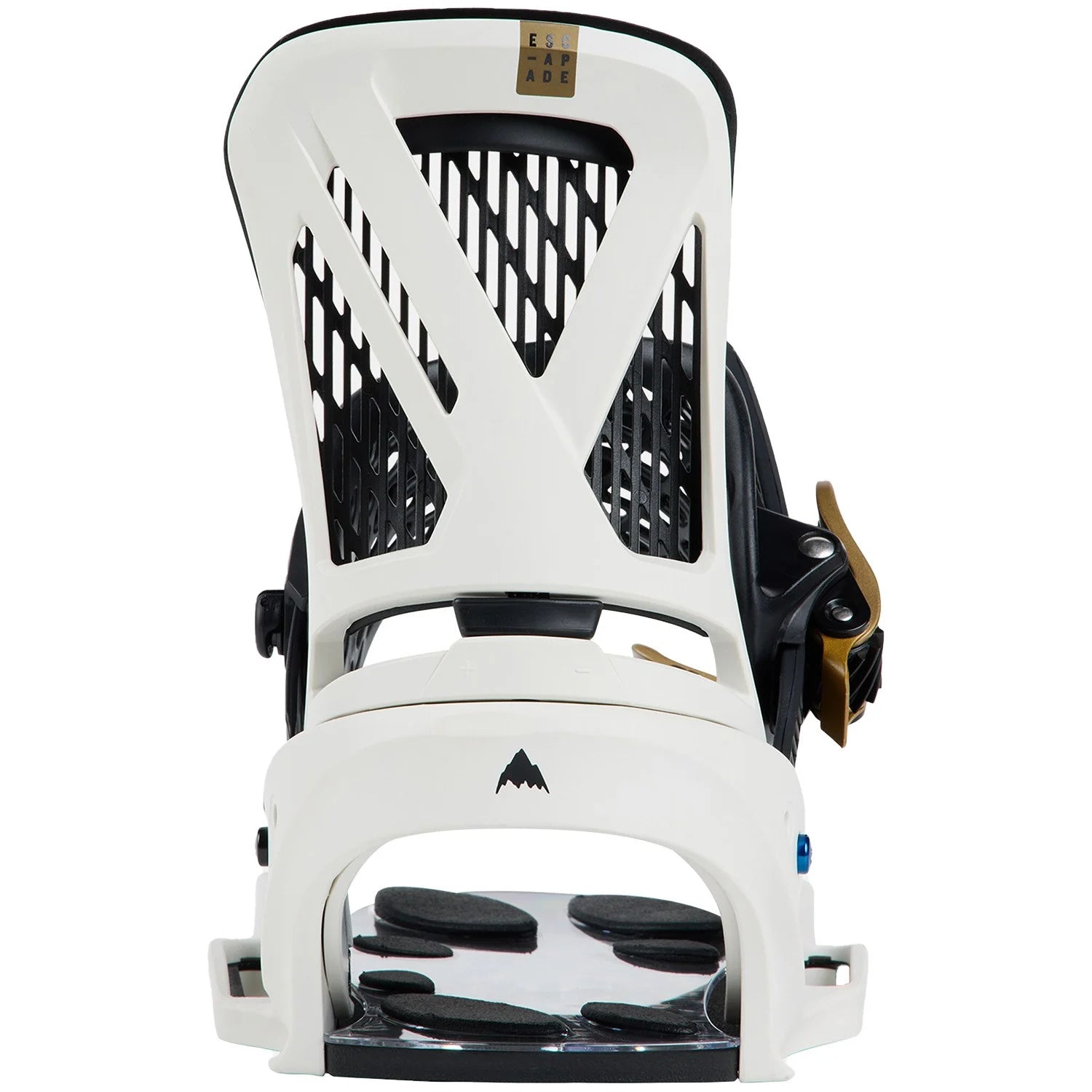 Burton Escapade Snowboard Bindings Womens White / Gold - Elevation107