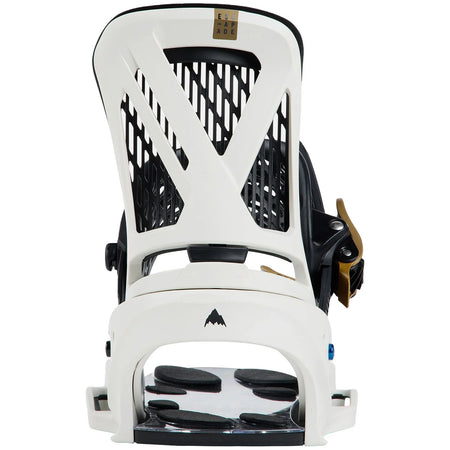 Burton Escapade Snowboard Bindings Womens White / Gold - Elevation107