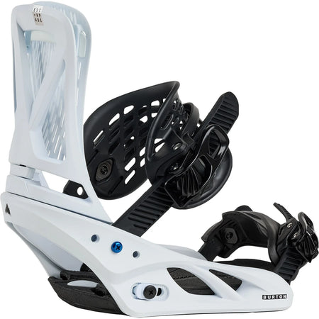Burton Escapade Re:Flex Snowboard Bindings Womens 2026 White - Elevation107