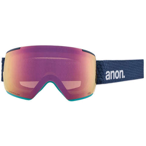 Anon M5 Goggles & MFI Face Mask & Spare Lens 2024 Nightfall / Perceive Variable Blue Lens