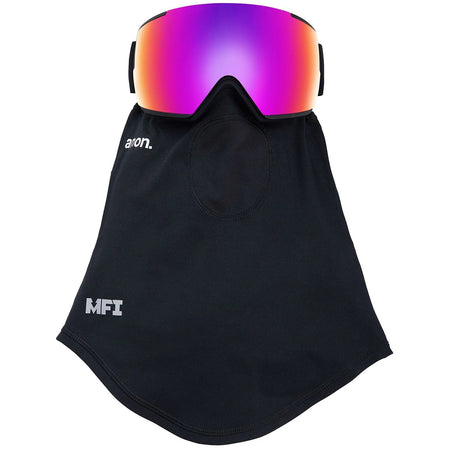 Anon M5 Goggles & MFI Face Mask & Spare Lens Low Bridge Fit Black / Perceive Sun Red Lens - Elevation107