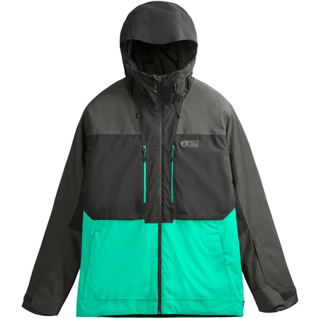 Picture Organic Object Jacket Mens Spectra Green / Black - Elevation107