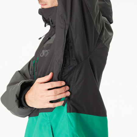 Picture Organic Object Jacket Mens Spectra Green / Black - Elevation107