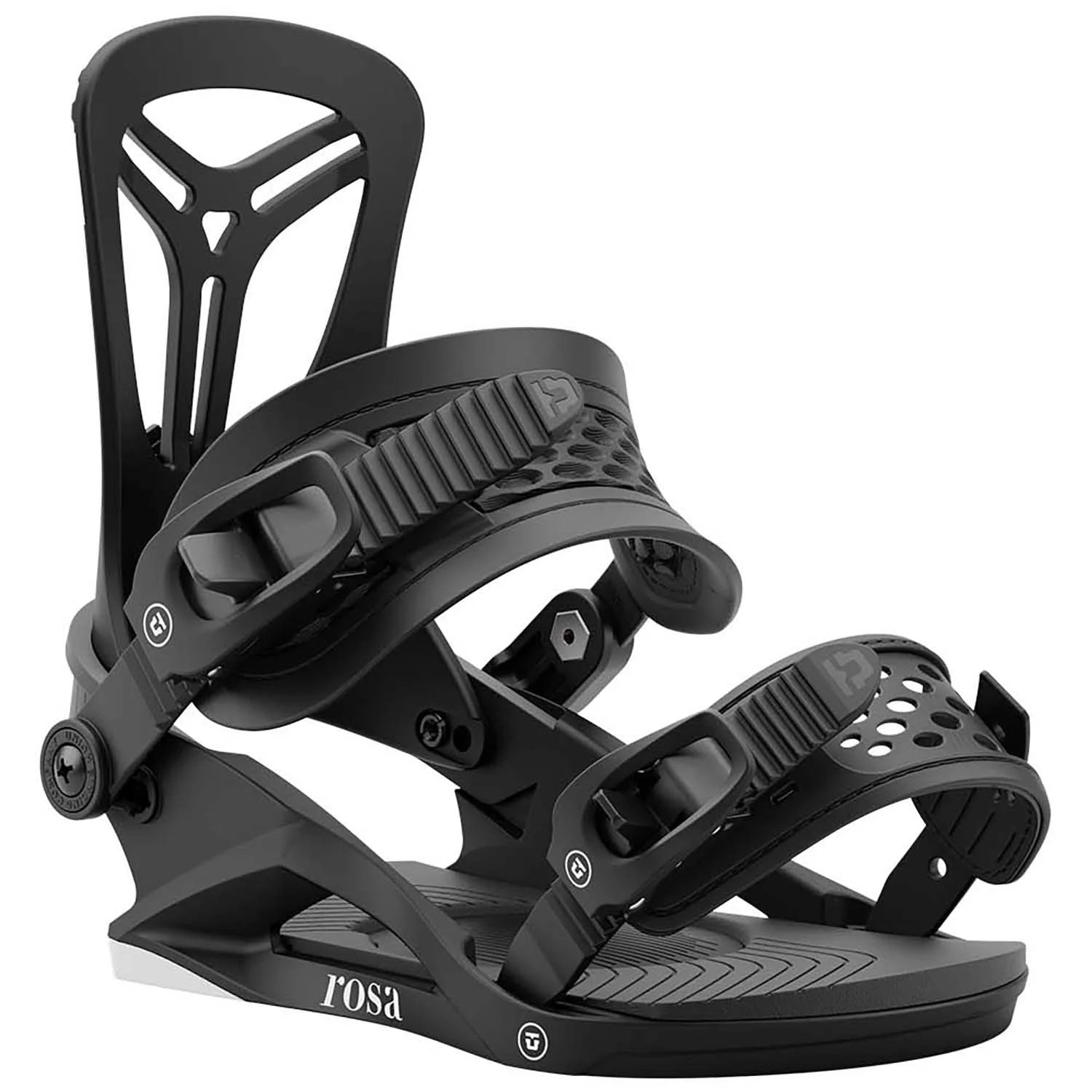 Union Rosa Snowboard Bindings Womens 2025 Black - Elevation107