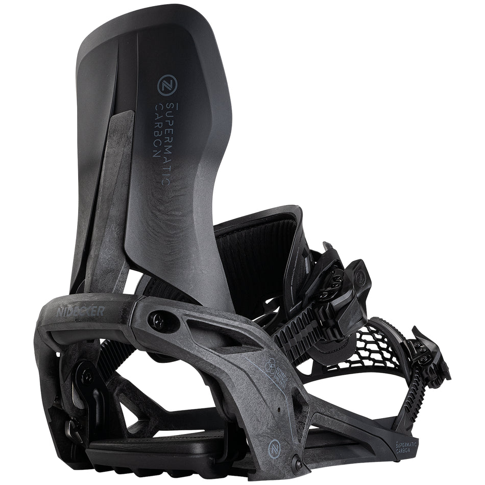 Nidecker Carbon Supermatic Snowboard Bindings 2026 Black - Elevation107