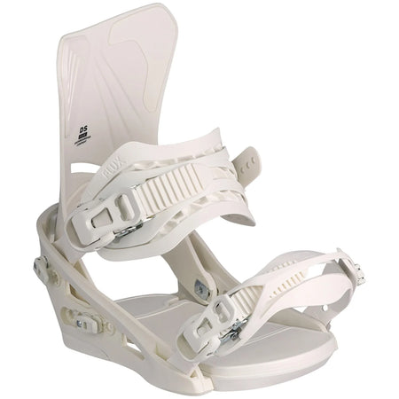 Flux DS Snowboard Bindings Womens 2025 Off White - Elevation107