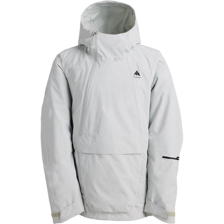 Burton Men's Reserve 2L Relaxed Anorak Jacket 2026 Grey Cloud - Elevation107