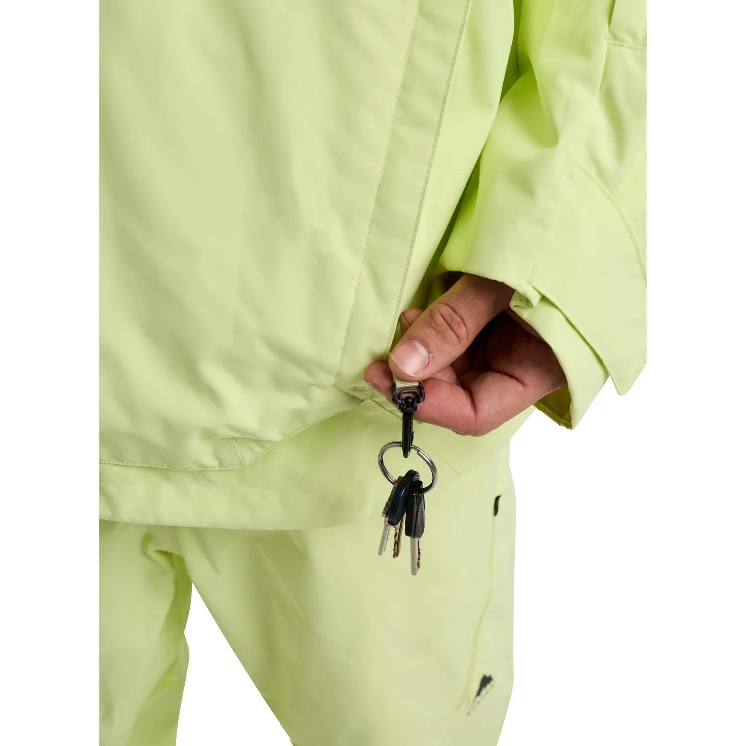 Burton Men's Reserve 2L Relaxed Anorak Jacket 2026 Glow Yellow Green - Elevation107