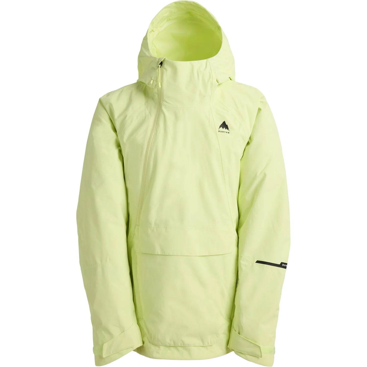 Burton Men's Reserve 2L Relaxed Anorak Jacket 2026 Glow Yellow Green - Elevation107