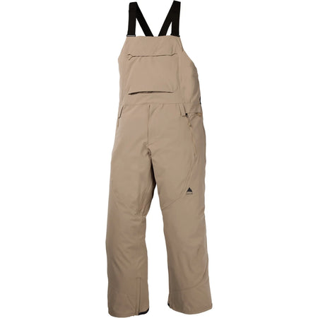 Burton Men's Reserve 2L Stretch Bib Pants 2026 Summit Taupe - Elevation107