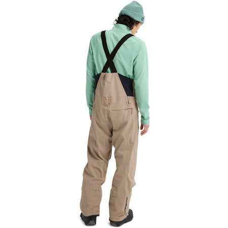 Burton Men's Reserve 2L Stretch Bib Pants 2026 Summit Taupe - Elevation107