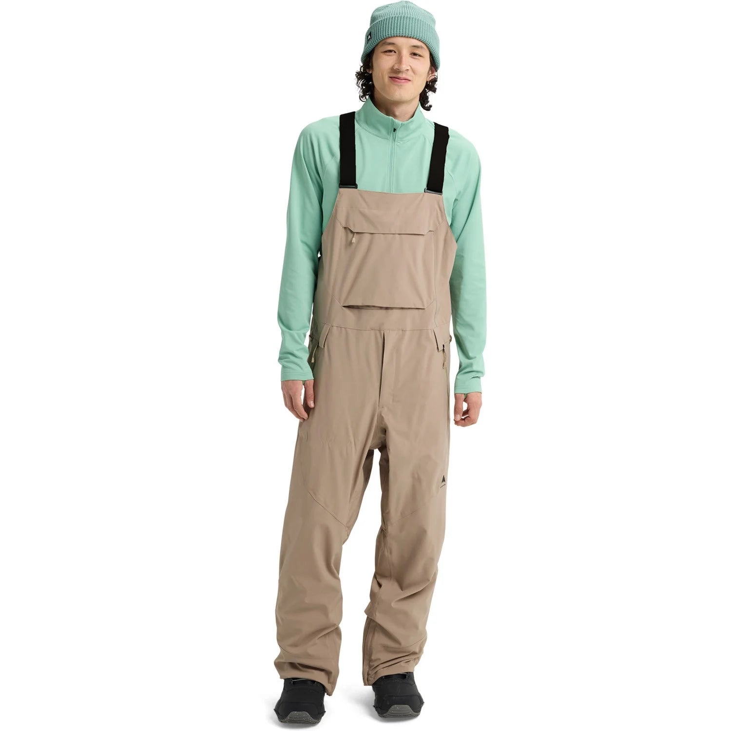 Burton Men's Reserve 2L Stretch Bib Pants 2026 Summit Taupe - Elevation107