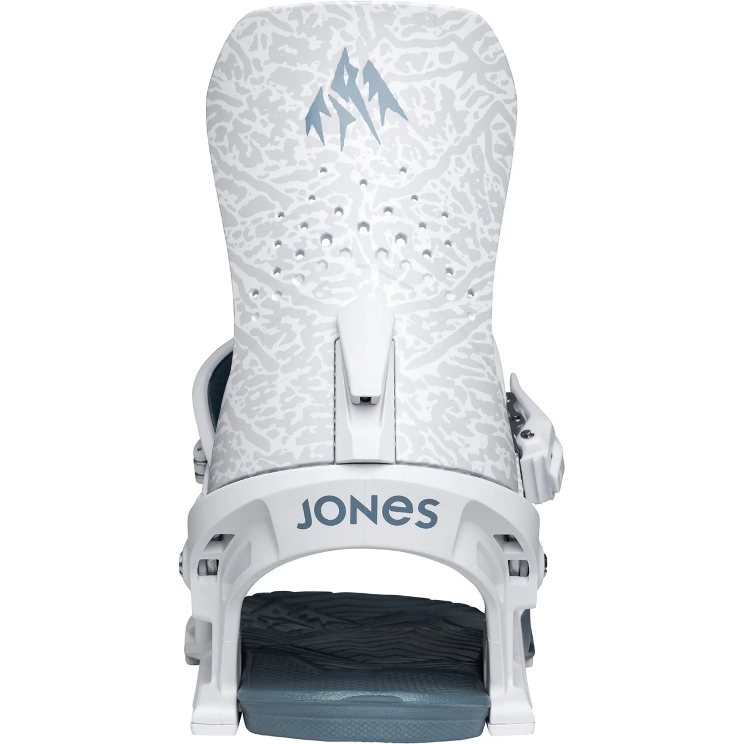 Jones Orion Snowboard Bindings Mens 2026 White Glacier Frost - Elevation107