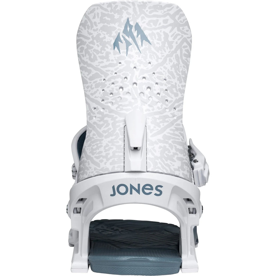 Jones Orion Snowboard Bindings Mens 2026 White Glacier Frost - Elevation107